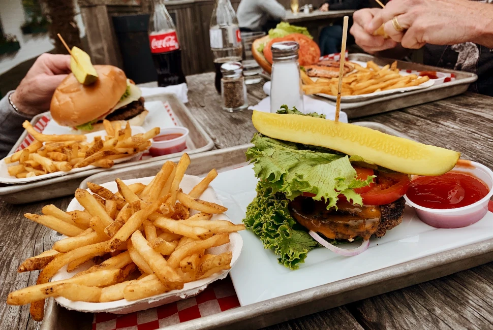 American, local, food